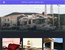 Tablet Screenshot of hotel-luna.ba